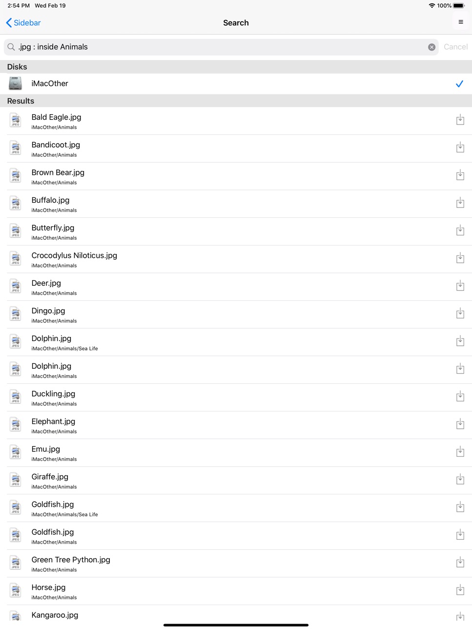 iPad screenshot
