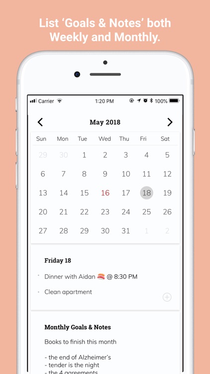 Listberry - agenda planner