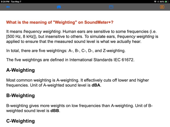 SoundMeter+ iPad screenshot 4 - Utilities app