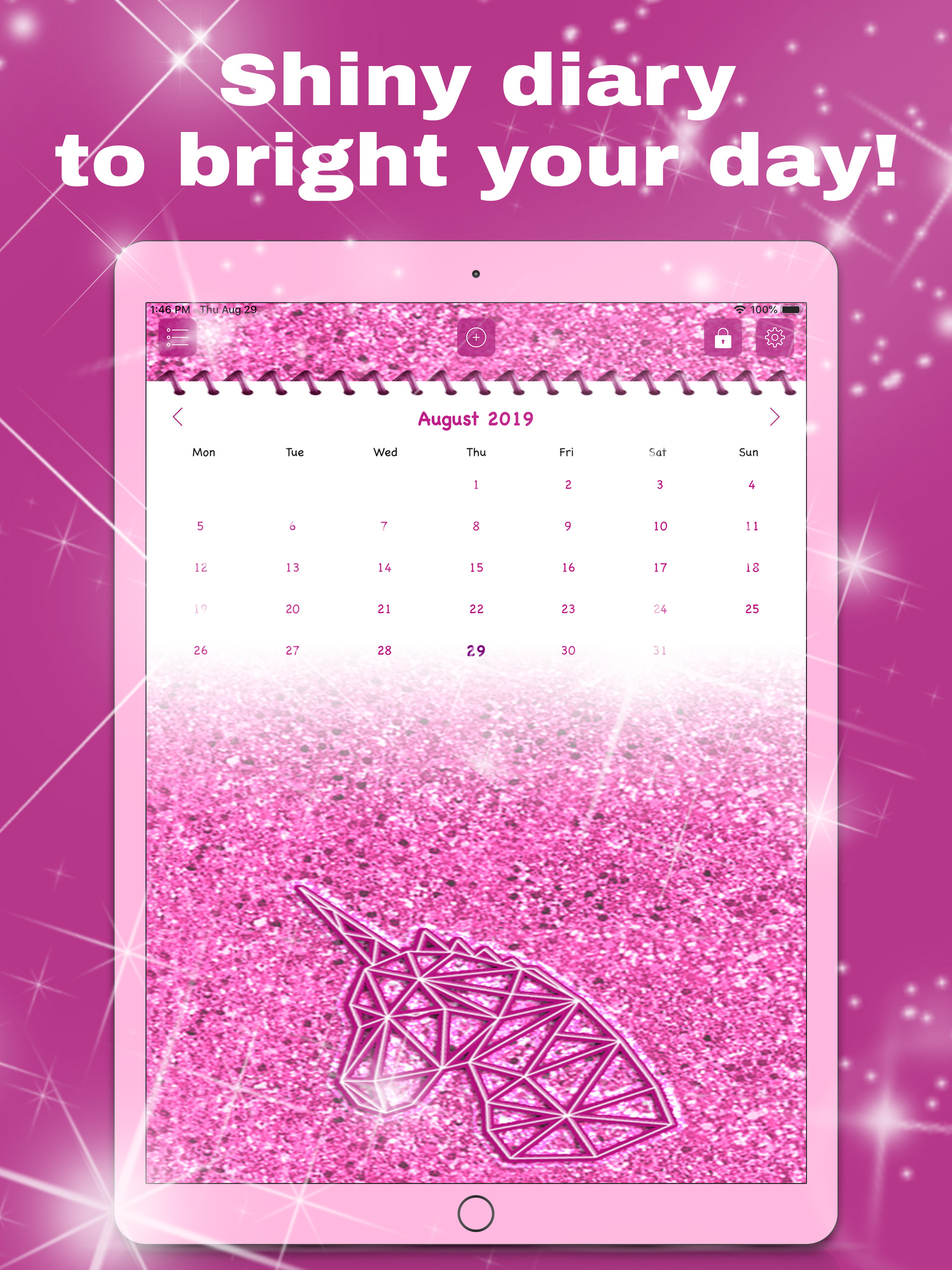 Diamond Glitter Diary