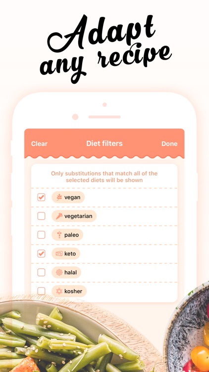 Substitutions | Diet & Allergy screenshot-4