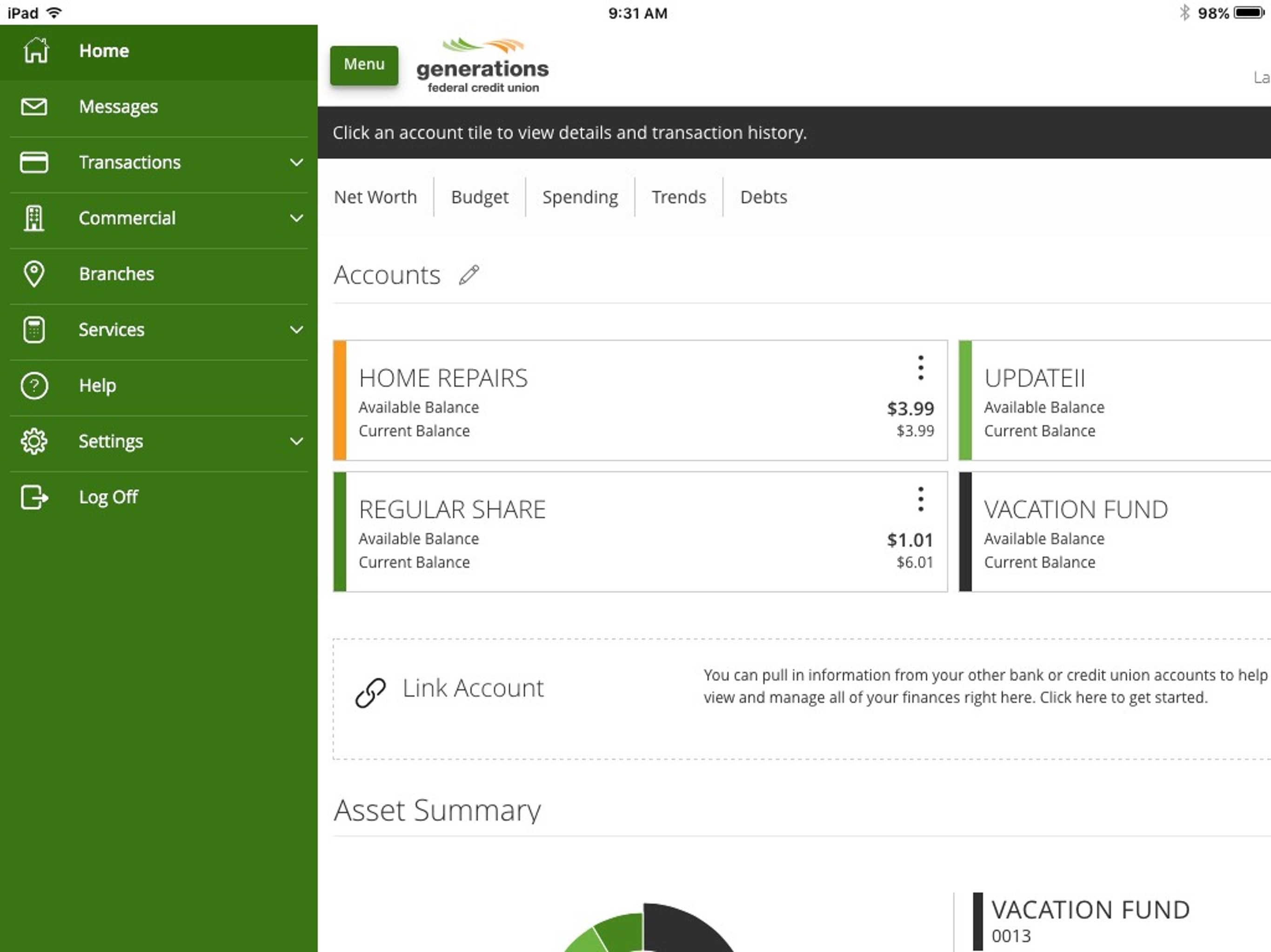 Generations FCU Mobile Banking screenshot 4