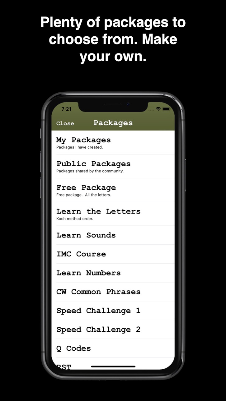 iPhone screenshot