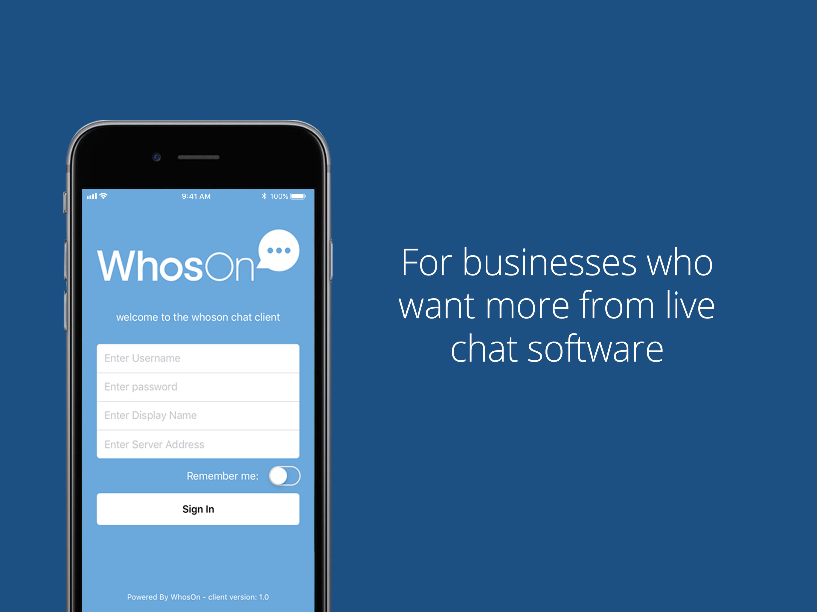WhosOn Client screenshot 4