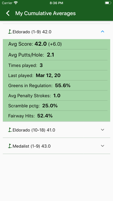 EasyScore Golf Scorecardのおすすめ画像8