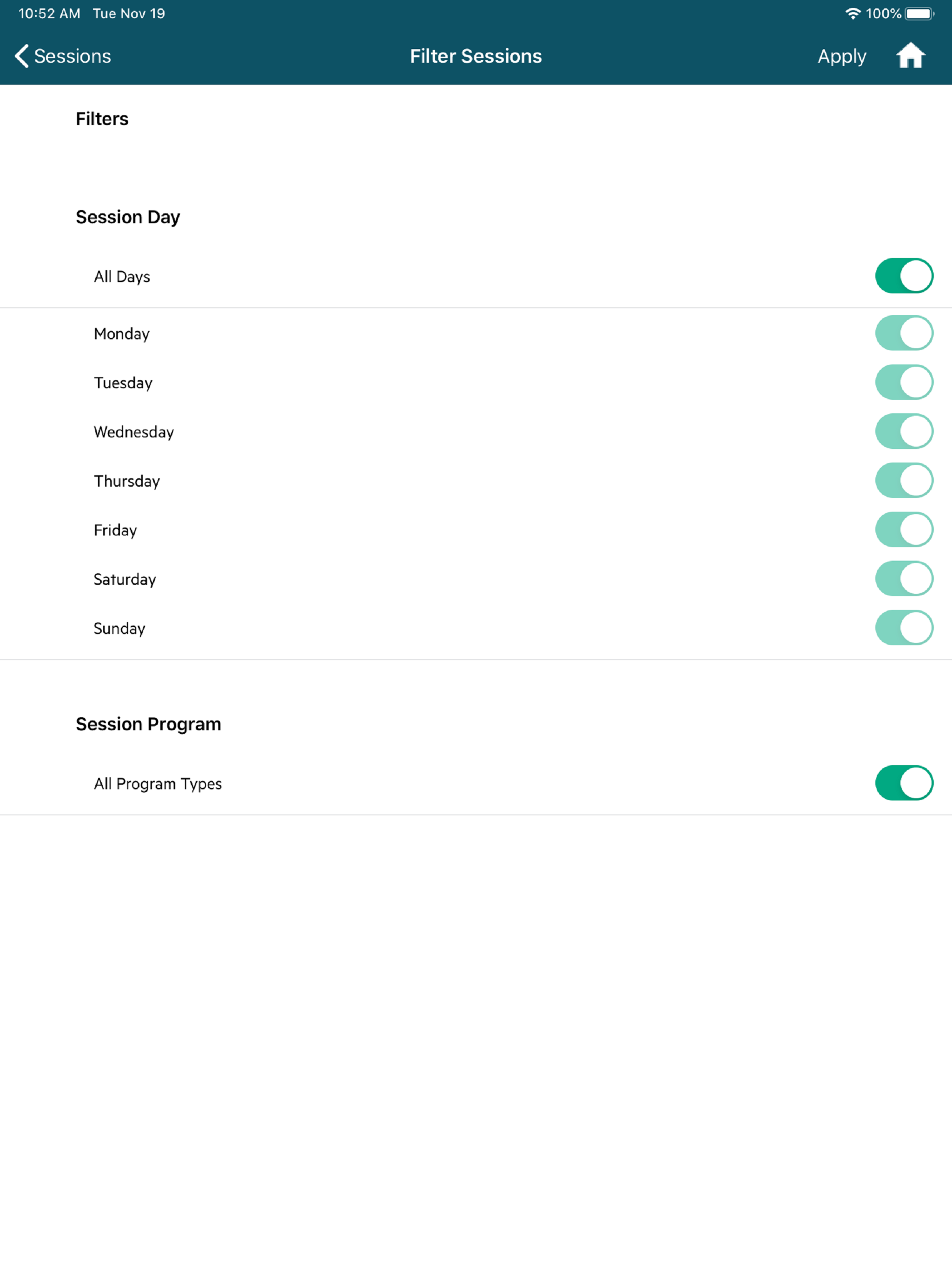 Electronic Program Guide screenshot 9