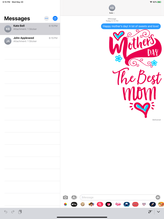 Screenshot #4 pour Happy Mother's Day Set