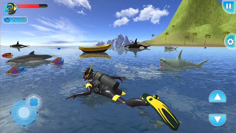 Scuba & Shark Game – Hunting screenshot 5