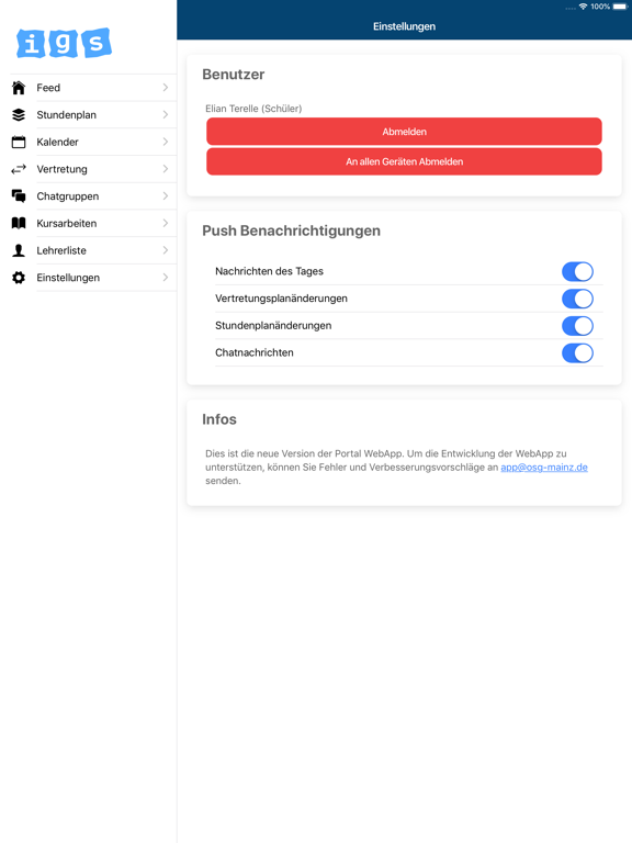 Screenshot #4 pour IGS Mainz Bretzenheim App