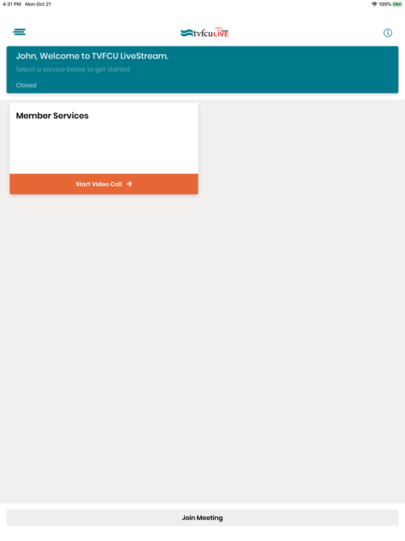 tvfcuLIVE Stream iPad screenshot 2 - Finance app