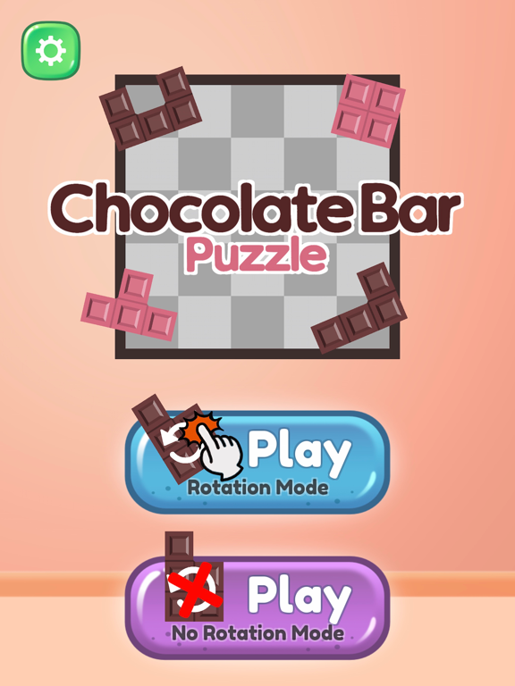 Chocolate Bar Puzzle iPad screenshot