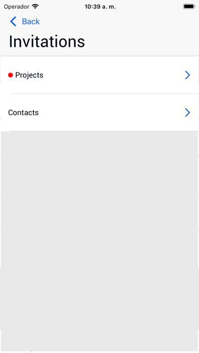Working Group Lists Screenshot