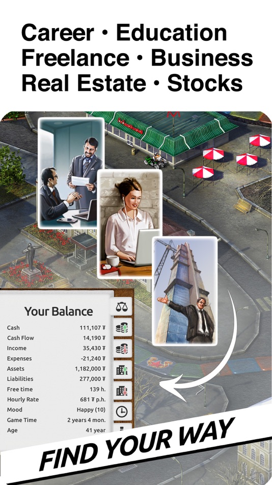 #2. Timeflow: Business Tycoon Game (iOS) Podle: Look Book, Inc