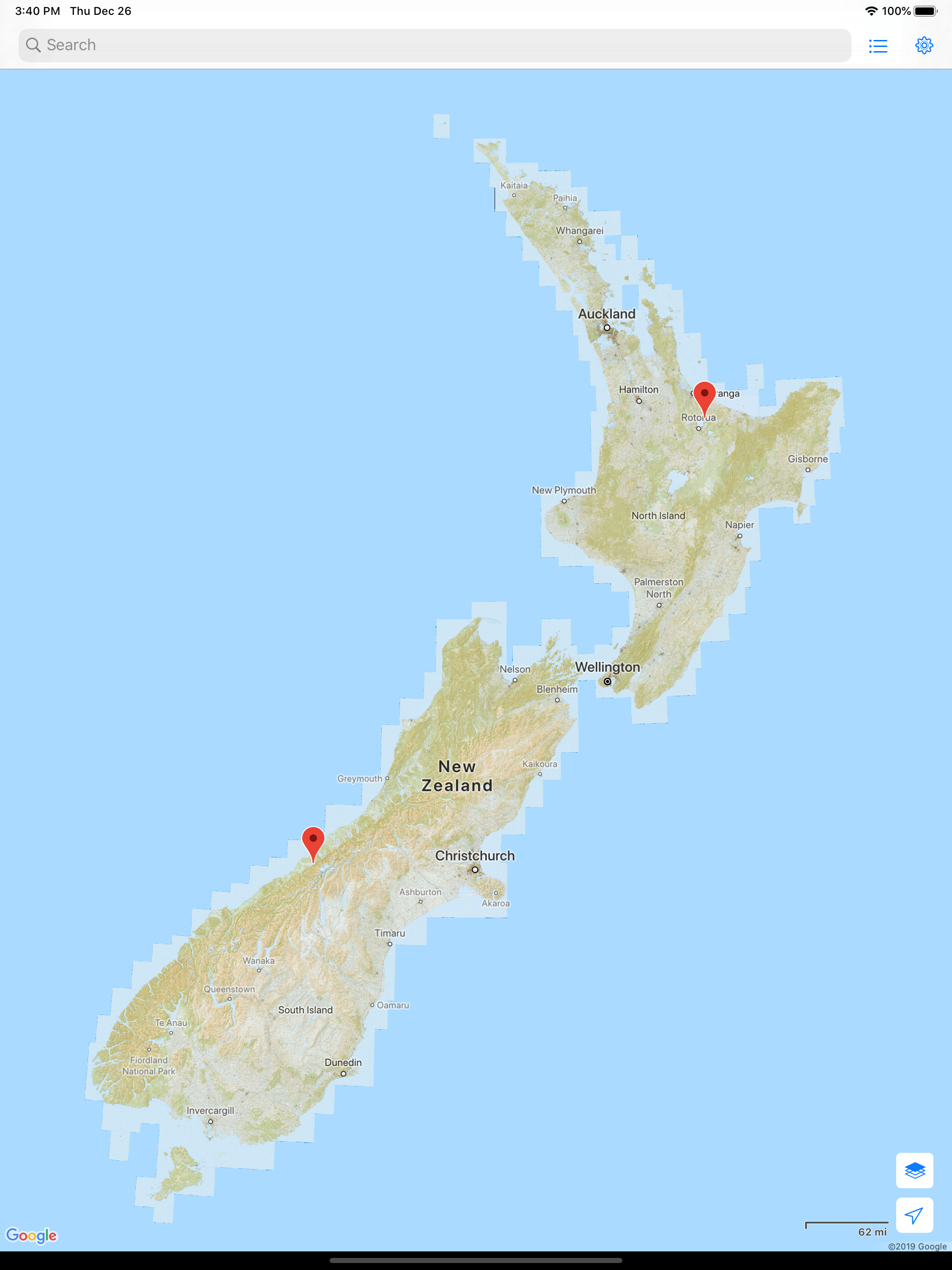 NZ Topo Map