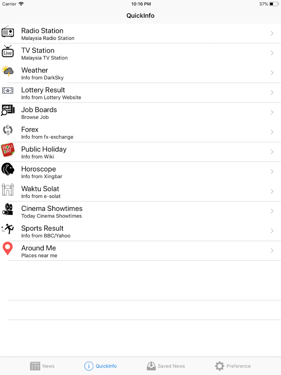 iPad screenshot