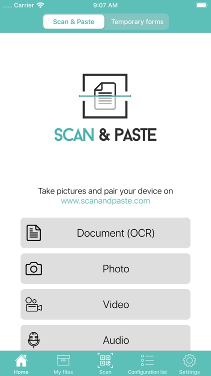 Scan & Paste