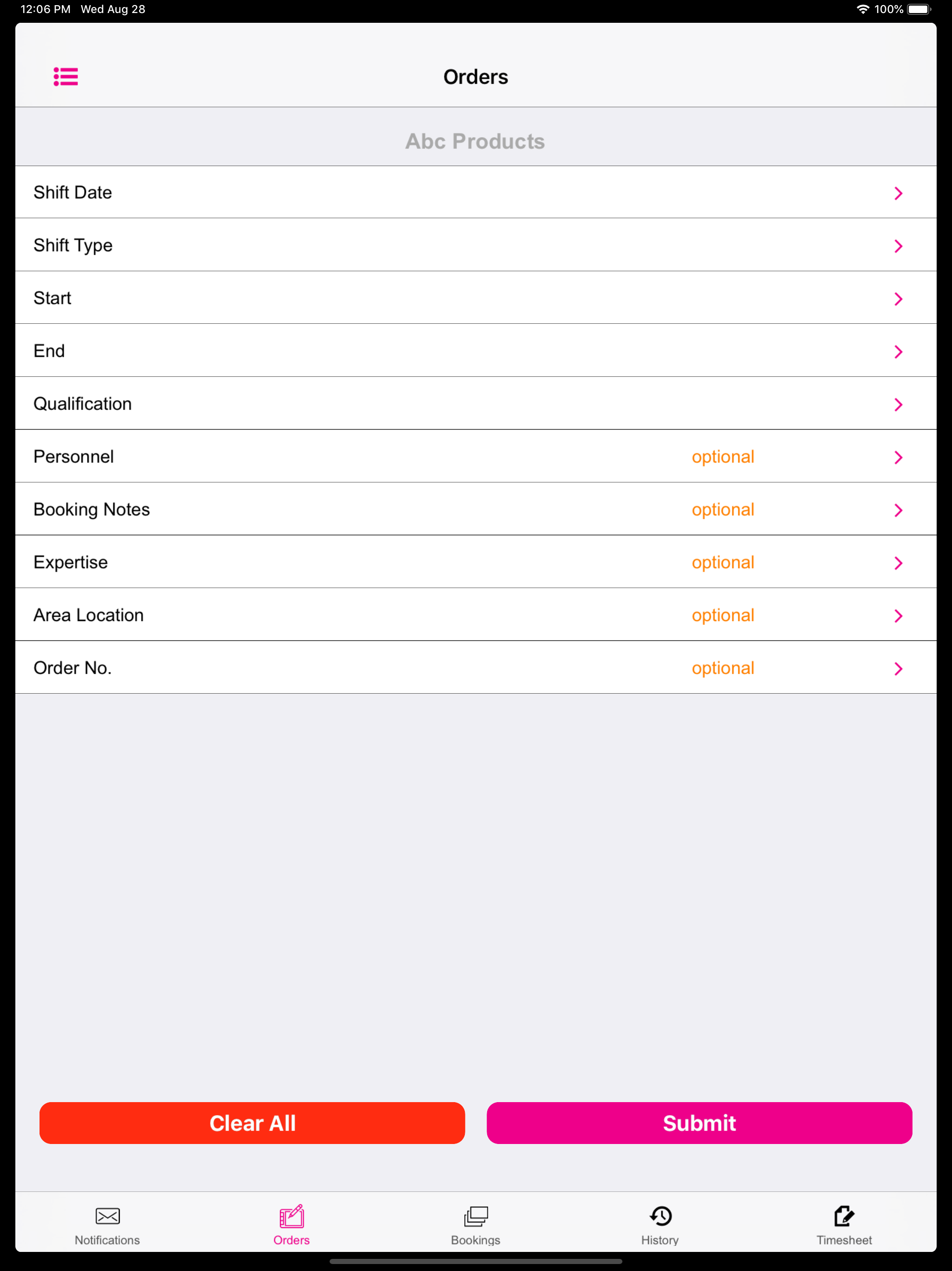 Caring for you Clients App screenshot 5