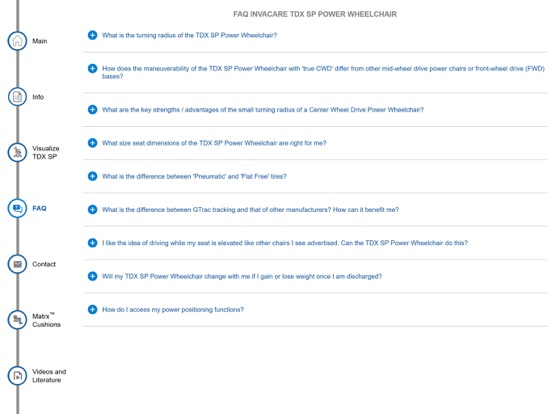 Power Wheelchair Guide iPad screenshot 4 - Business app