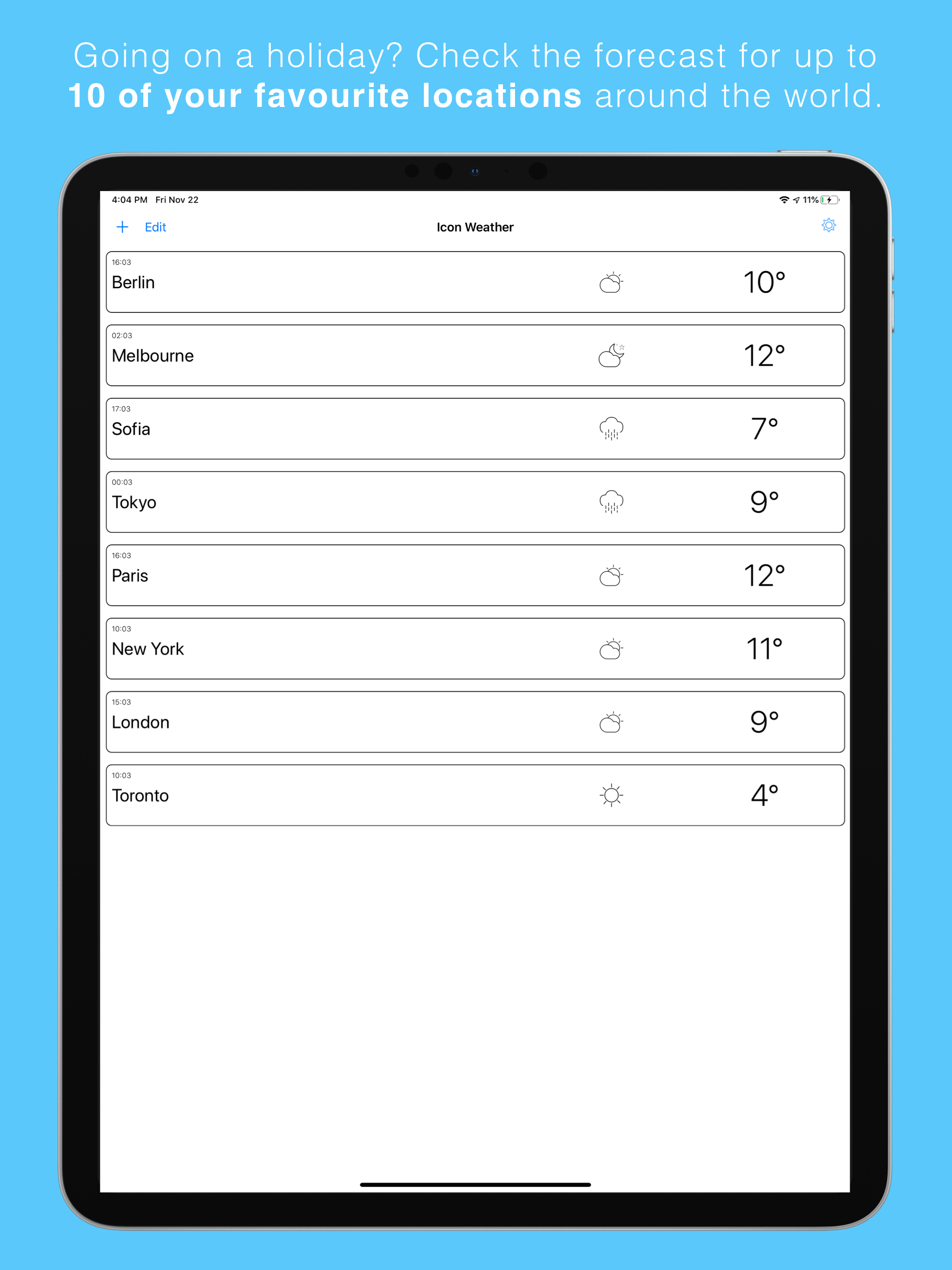 Icon Weather App