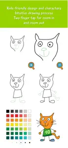 How to Draw a Cat Step by Step screenshot #8 for iPhone