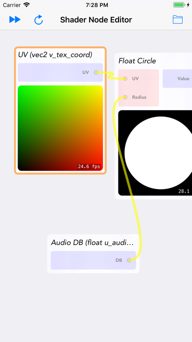 Screenshot #1 pour Shader × Node