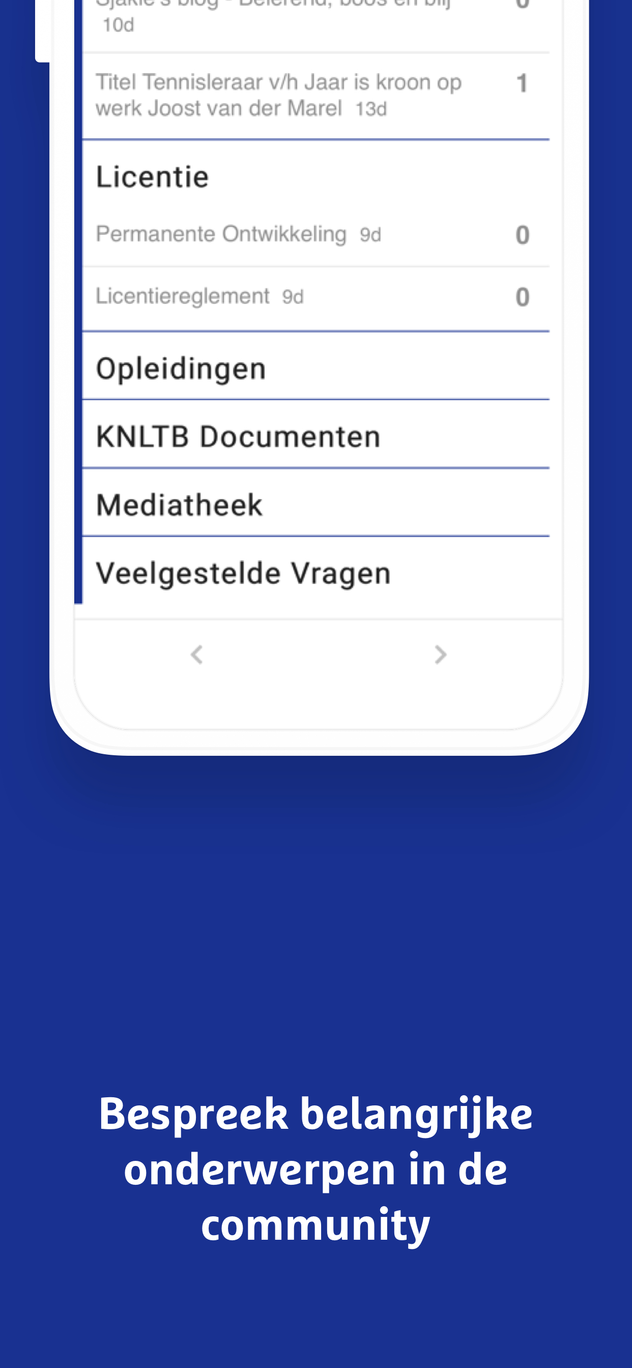 KNLTB Leraren App