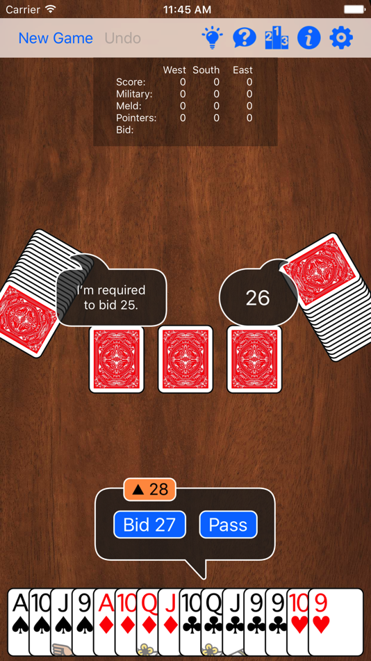 Cutthroat Pinochle - 6.4.0 - (iOS)