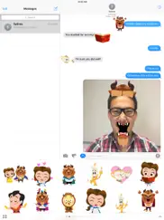beauty and the beast stickers ipad resimleri 1