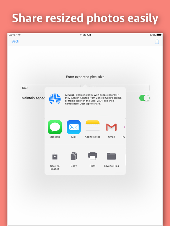 Screenshot #5 for Photo Pixel Resizer