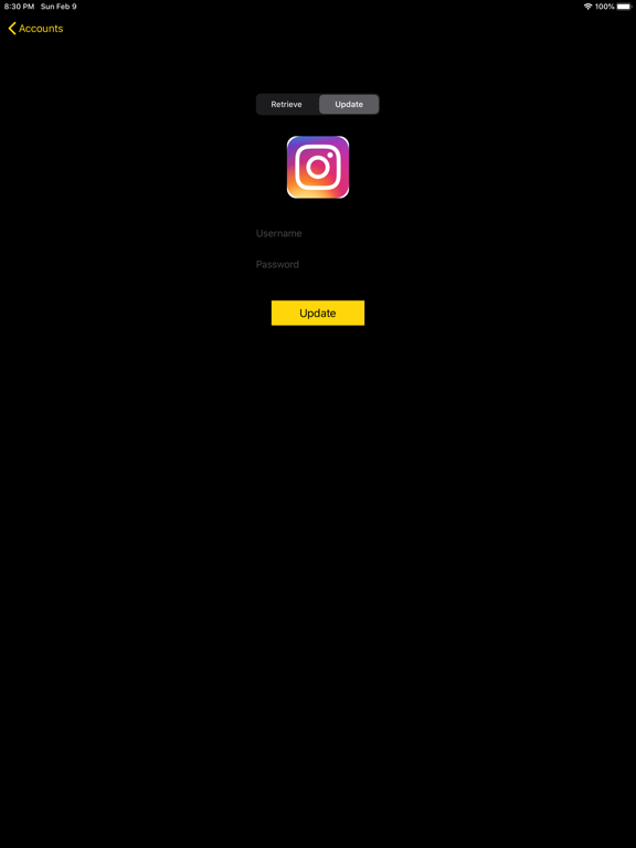 LockIt Password Saver iPad screenshot 5 - Utilities app