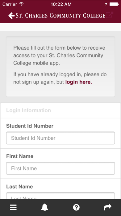 App screenshot