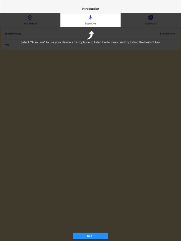 Song Key Finder iPad screenshot