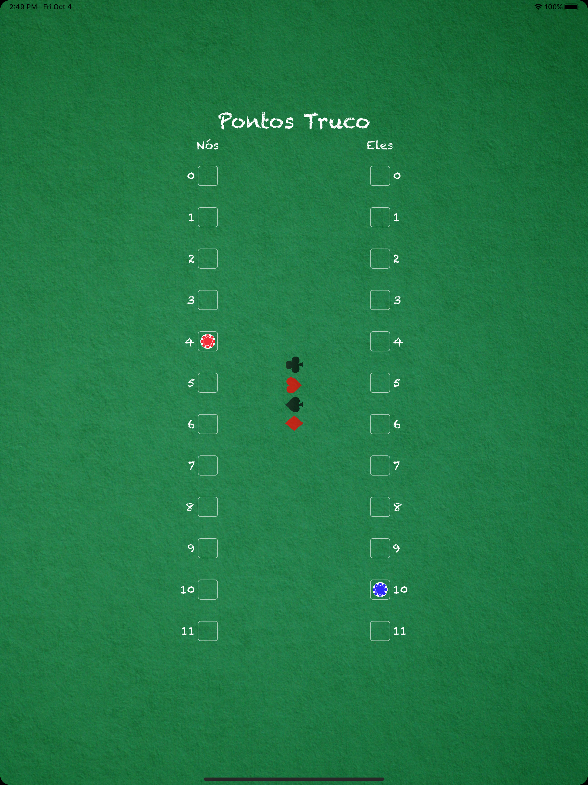 Pontos Truco screenshot 4
