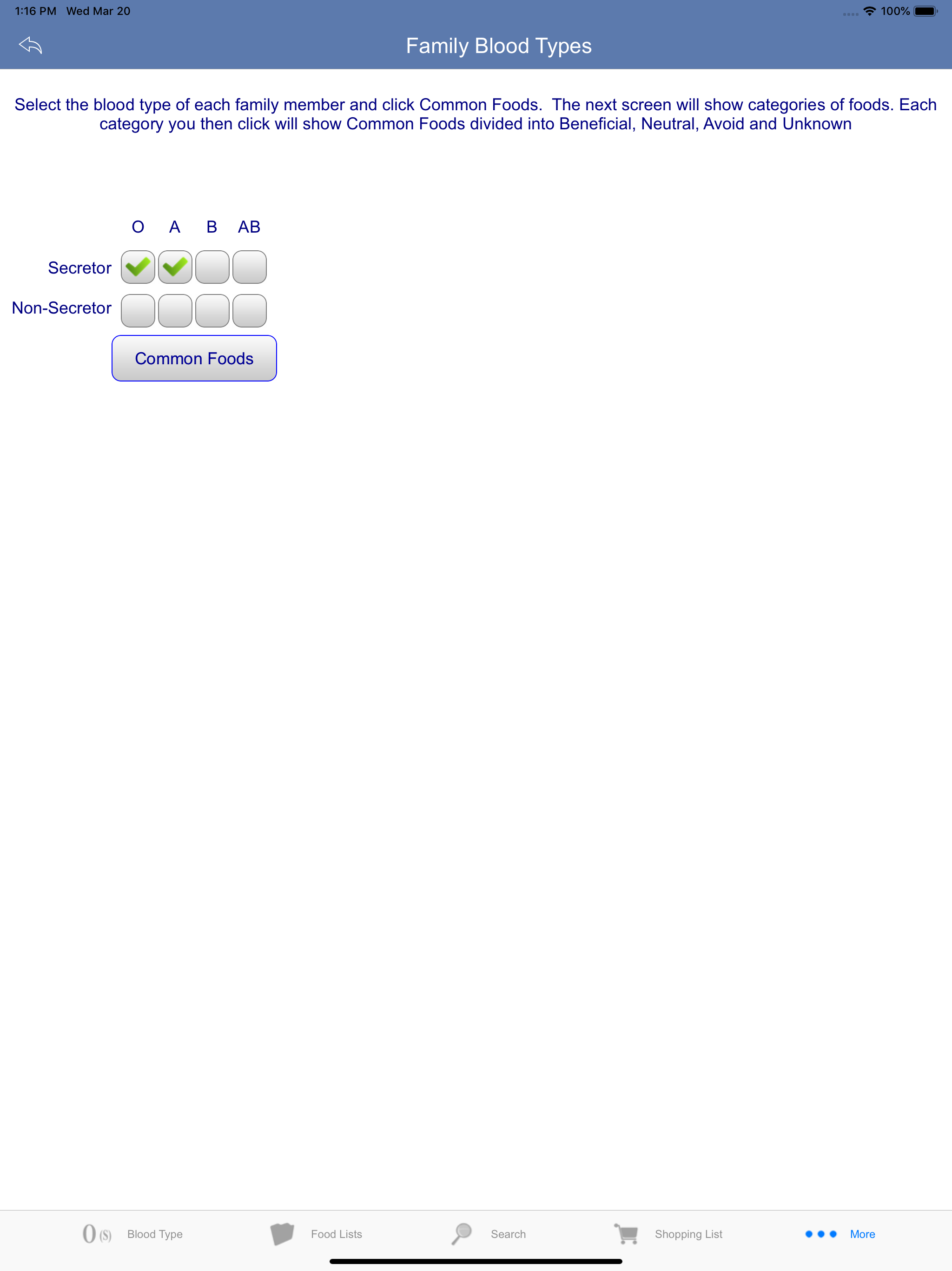 Blood Type Diet® screenshot 13