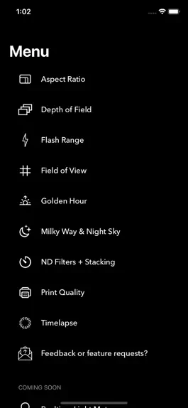 Game screenshot PhotographyCalc apk
