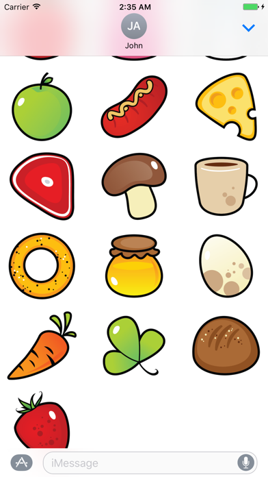 Screenshot #3 pour Sticker Me: Cute Food