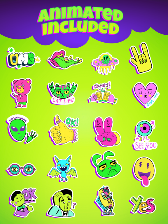 Screenshot #5 pour Acid Stickers: Trippy Fun