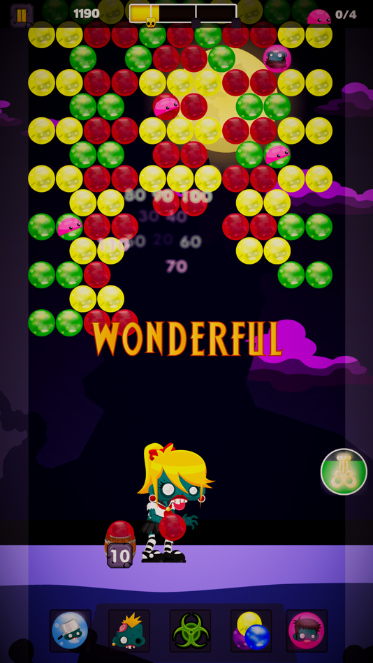 #3. Zombie Bubble Burst (iOS) 由: Imagitale Studios