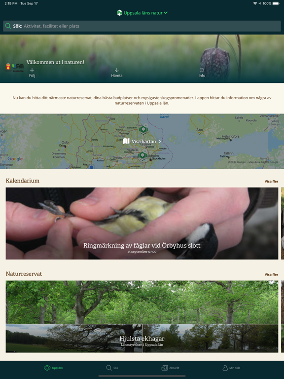 Screenshot #4 pour Uppsala läns Naturkarta