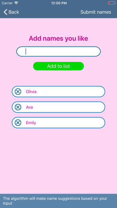Screenshot #1 pour Baby Name Genie