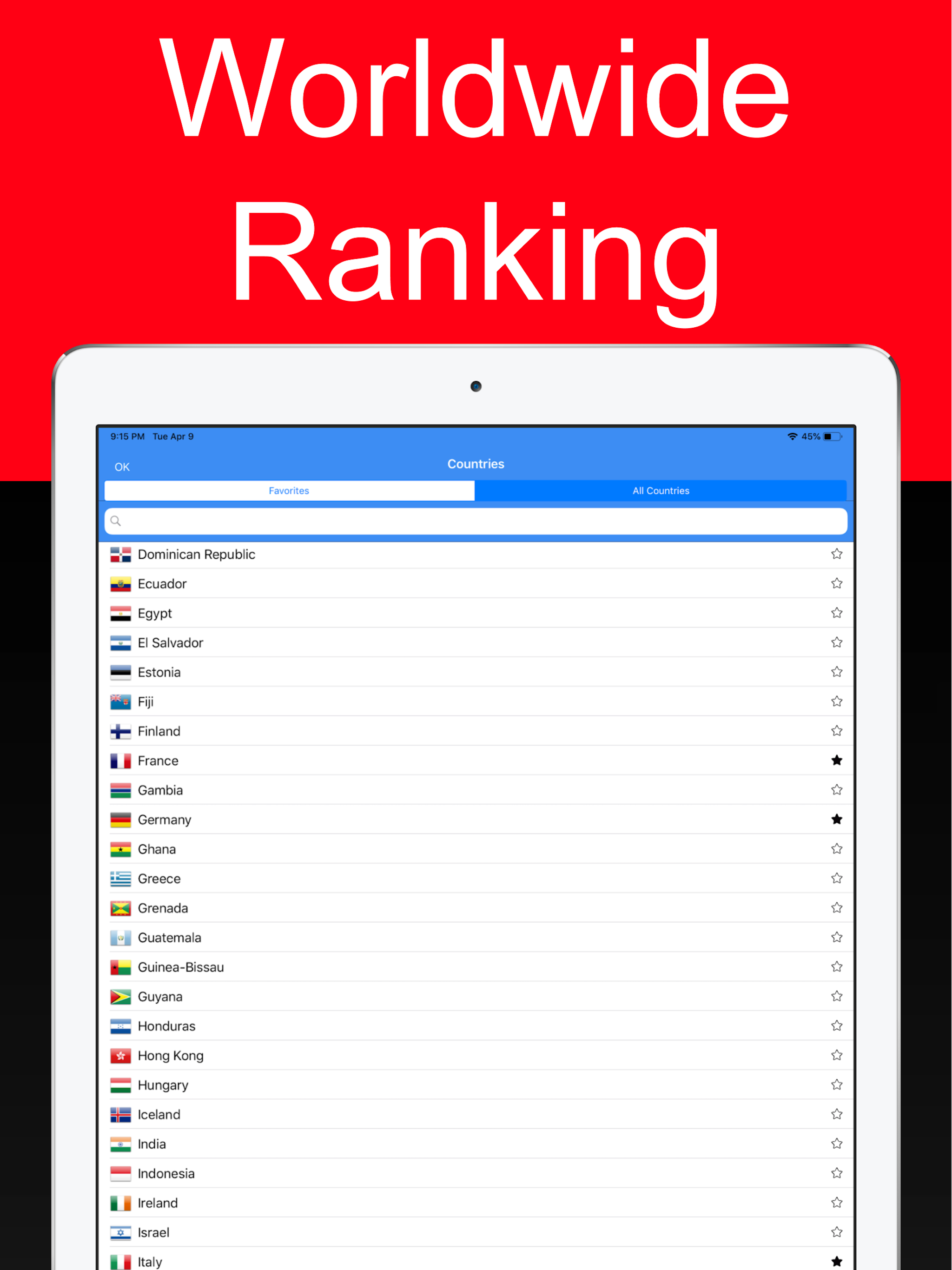 Ranky : App ranking