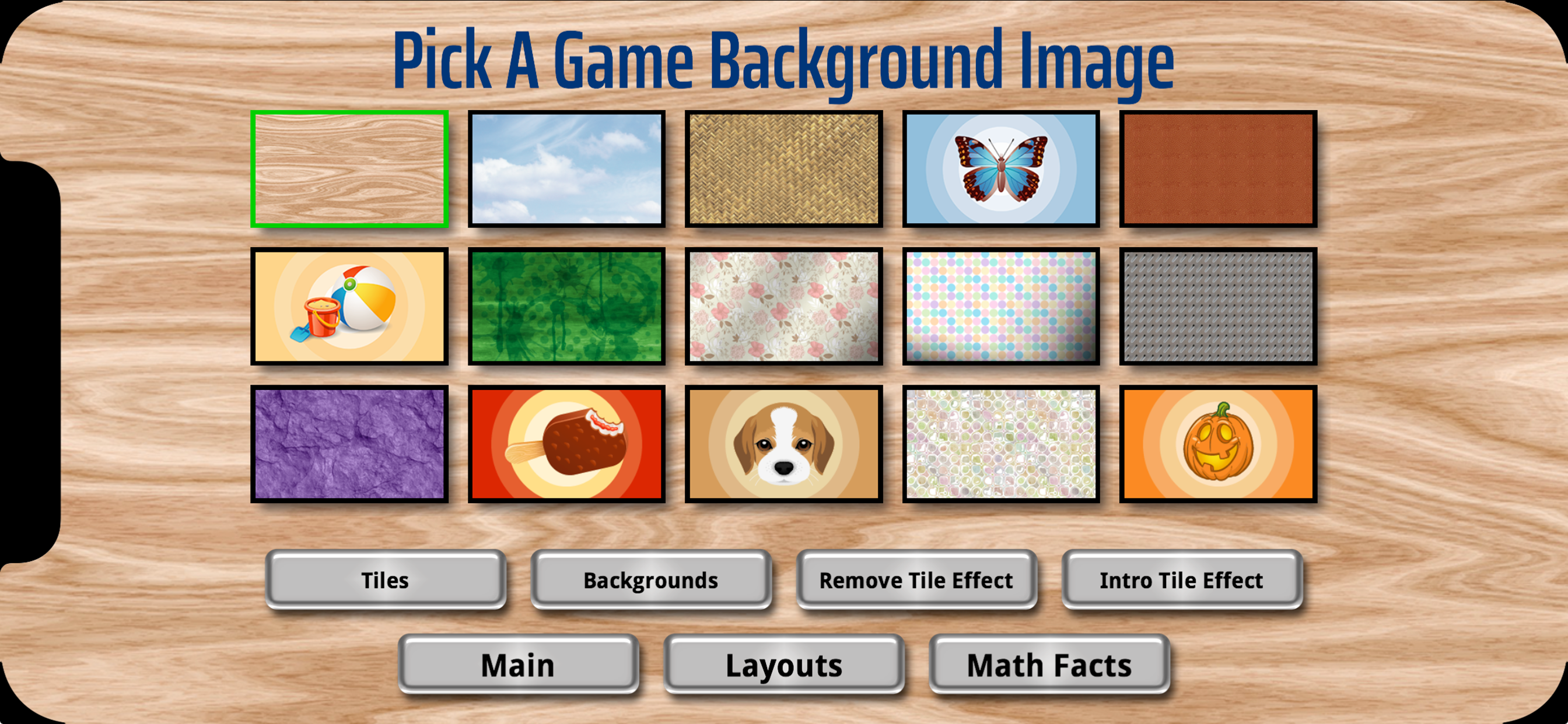 Math Facts Mahjong Game