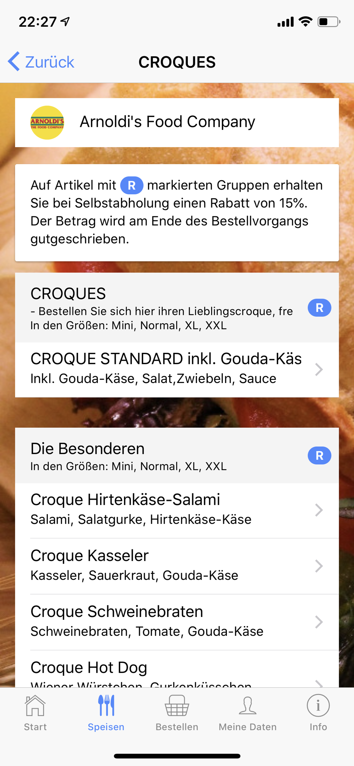 Arnoldis Food Company screenshot 3