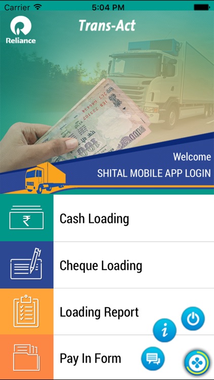 Trans-Act Fleet Cash Loading