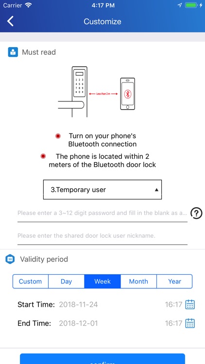 HUNE BLUETOOTH LOCK-Smart Home screenshot-3