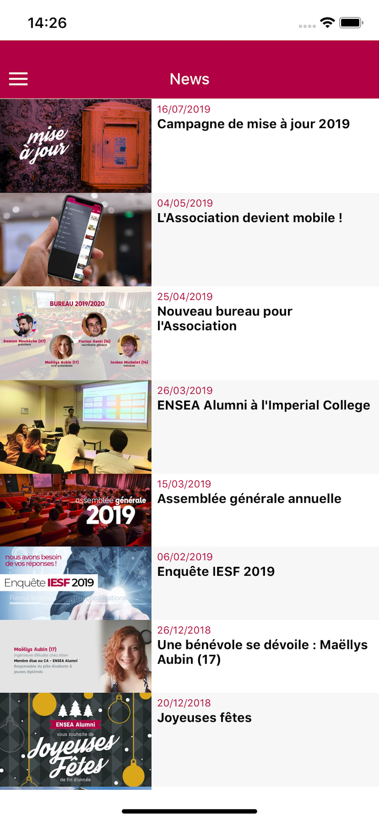 ENSEA Alumni screenshot 5