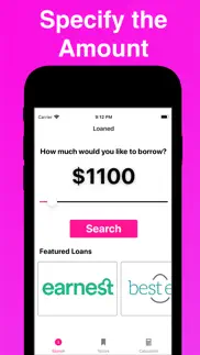 loaned: quick personal loans iphone screenshot 2