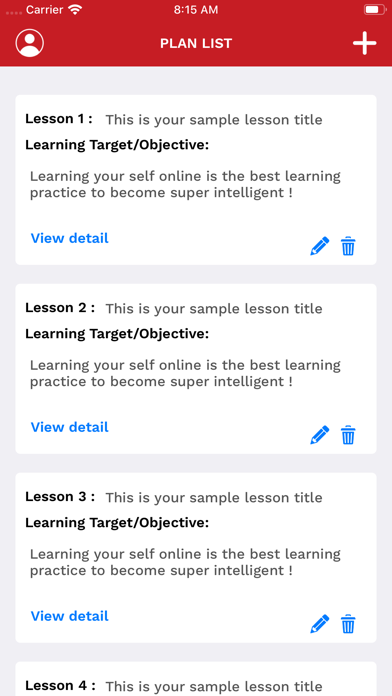 Shared Lessons screenshot 2