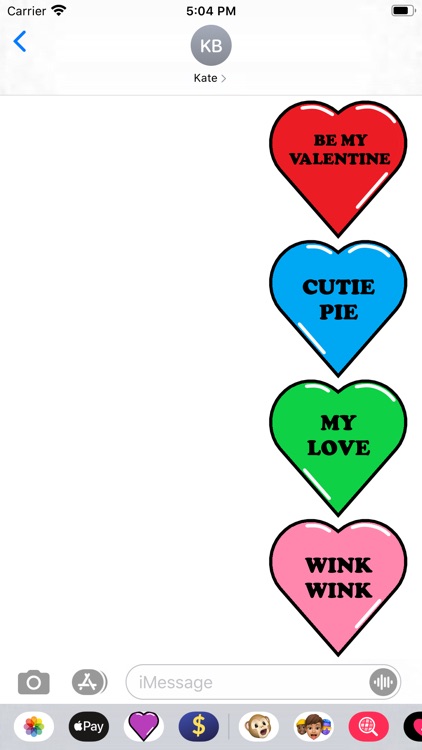 The Valentine Stickers