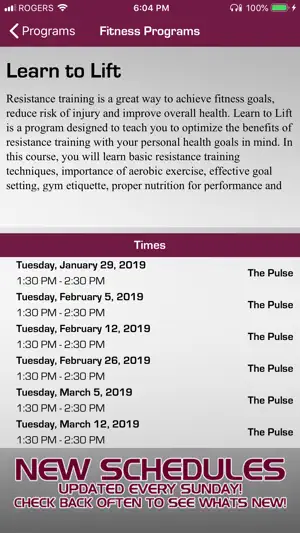 McMaster Recreation Get Rec'd screenshot 3